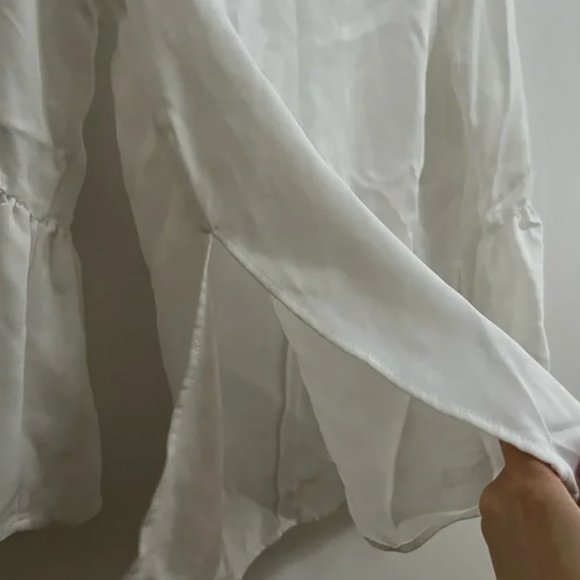 Zara Flowy Sleeve Blouse XS - Picture 4 of 6